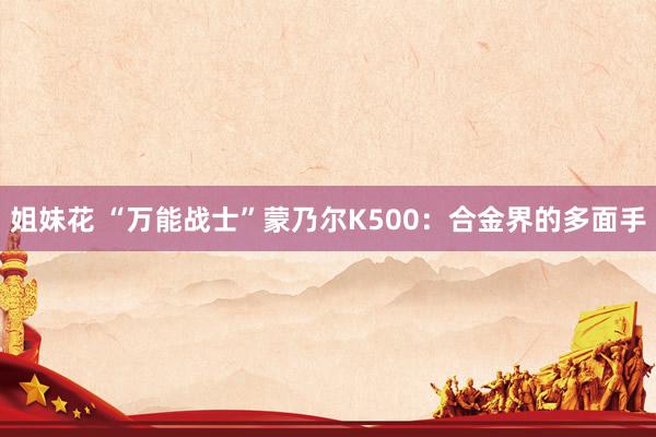 姐妹花 “万能战士”蒙乃尔K500：合金界的多面手