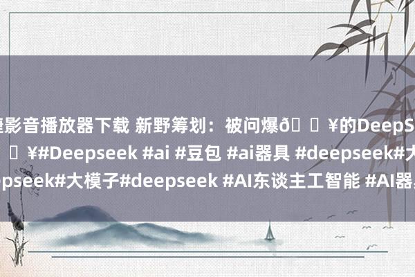 安捷影音播放器下载 新野筹划：被问爆🔥的DeepSeek 8个变态提醒词🔥#Deepseek #ai #豆包 #ai器具 #deepseek#大模子#deepseek #AI东谈主工智能 #AI器具 #ai要道词